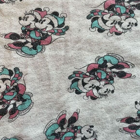 Disney Mickey & Minnie Ice Skating Crewneck Pullover - Picture 2 of 5